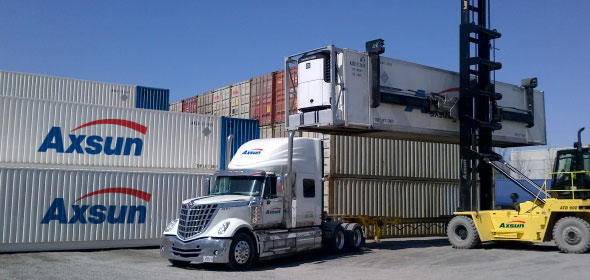 Intermodal container shipping and rail transportation Canada 